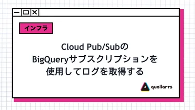 Cloud Pub/SubのBigQueryサブスクリプションを使用してログを取得する