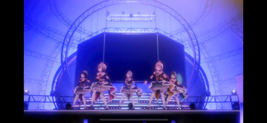 モニター映像とモーションが連動している